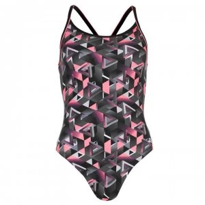 Zoggs Chaos Piped Sprintback Swimsuit Ladies - Multi