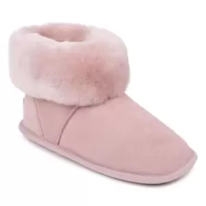 Just Sheepskin Albery Slipper Boot - Pink