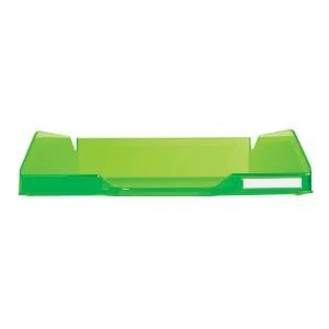 Exacompta Iderama A4 Letter Tray Lime W255 x D346 x H65mm 11397D