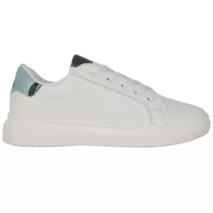 Fabric Castel Childrens Trainers - White