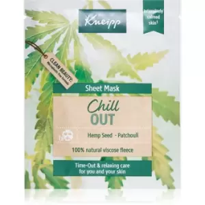 Kneipp Sheet Mask Chill Out Calming Face Sheet Mask 1 pc