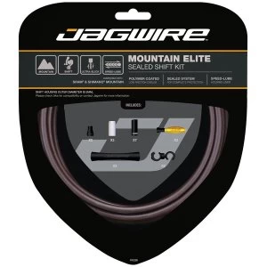 Jagwire Mountain Elite Sealed Shift Cable Kit Frozen Coffee