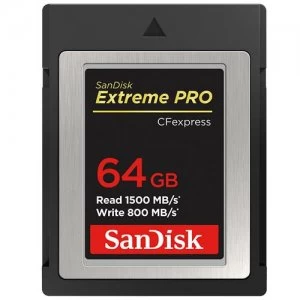 SanDisk Extreme Pro memory card 64GB CFast 2.0
