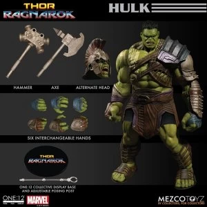 Hulk Thor Ragnarok Mezco One12 Collective Action Figure
