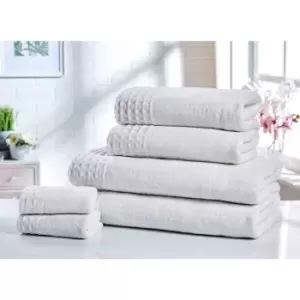 Rapport Home Furnishings Retreat 550gsm Towel Bale - 6 Piece - White