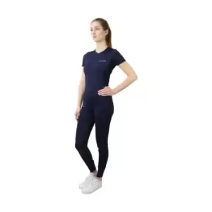 Hy Womens/Ladies Synergy T-Shirt (XL) (Navy)