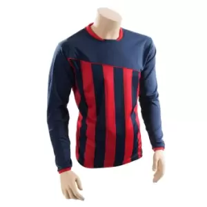 Precision Childrens/Kids Valencia Football Shirt (M) (Navy/Red)