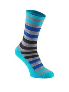 Madison Isoler Merino 3-Season Sock, Blue Fade