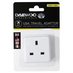 Daewoo UK to USA Travel Adaptor