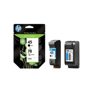 HP 45 Black and 78 Tri Colour Ink Cartridge