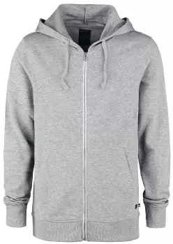 Produkt Basic Sweat Cardigan Hooded zip light grey