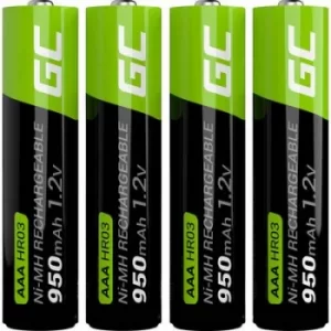 Green Cell HR03 AAA battery (rechargeable) NiMH 950 mAh 1.2 V 4 pc(s)