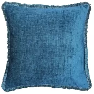 Riva Home Astbury Fringed Square Cushion Cover (50 x 50cm) (Teal)
