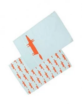 Scion Mr Fox Set Of 2 Tea Towels