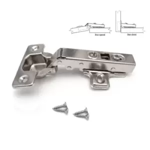 GTV Soft Close Kitchen Cabinet Door Hinge 35mm with Screws, Pack of 10