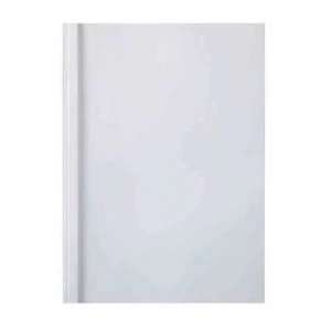 GBC IB370175 A4 White Gloss Thermal Binding Cover 12mm Pack of 100
