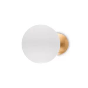 Eclissi LED Decorative Wall Light White Gold, 3000K