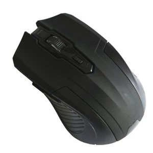 Evo Labs E-420 Black Wireless Full Size Optical Mouse