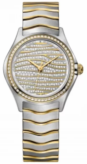 EBEL Womens Wave 58-diamond 18k Gold 1216285 Watch