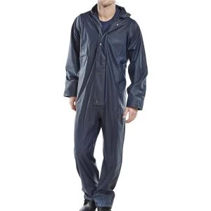 Super B Dri Weatherproof Coveralls S Navy Blue Ref SBDCNS Up to 3 Day