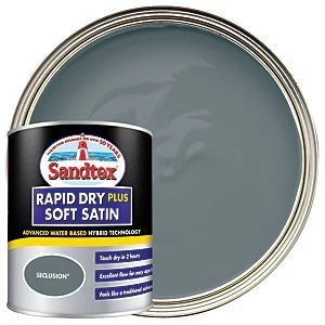 Sandtex Rapid Dry Plus Soft Satin Paint - Seclusion 750ml