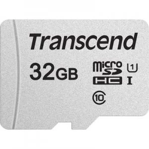 Transcend Premium 300S microSDHC card 32GB Class 10, UHS-I, UHS-Class 1 incl. SD adapter