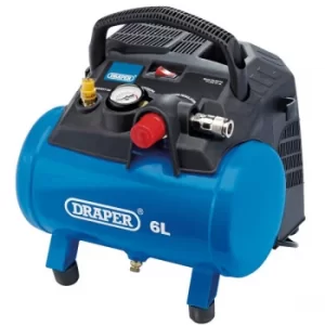 Draper 2115 6L Oil-Free Air Compressor (1.2kW)