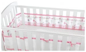 BreathableBaby 4 Sided Cot Wrap English Garden