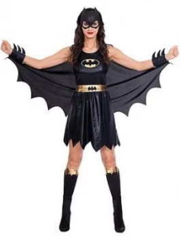 Batman Womens Batgirl Costume, One Colour, Size 10-12, Women