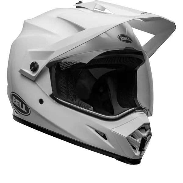 Bell MX-9 Adventure MIPS Solid White Adventure Helmet Size XL