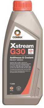 Xstream G30 Antifreeze & Coolant - Ready To Use - 1 Litre XSM1L COMMA