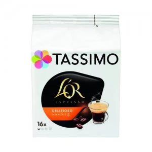 Tassimo LOr Espresso Delizioso Pods Pack of 16 4041302