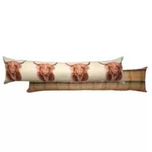Hunter Highland Cow Draught Excluder Multicolour