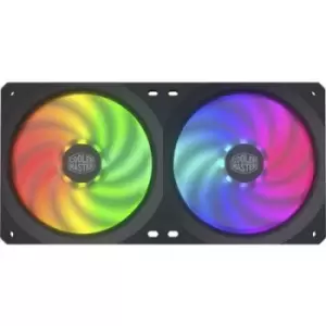 Cooler Master MasterFan SF240R ARGB PC fan Black, RGB (W x H x D) 240 x 120 x 25mm incl. LED lighting
