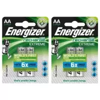 Energizer Rechargeable Extreme AA Batteries (4 Pack)