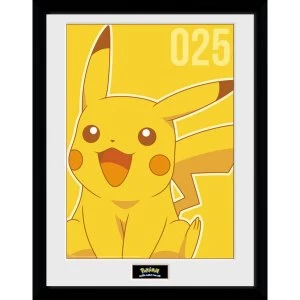 Pokemon Pikachu Mono Collector Print