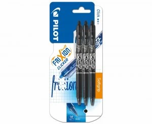 Pilot FriXion Ball Clicker Retractable Gel Ink Pen Medium Tip 0.7mm Blue