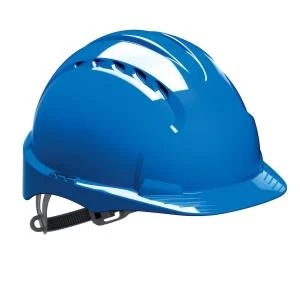JSP EVO2 Vented Safety Helmet with Safety Ratchet Blue AJF030 000 500