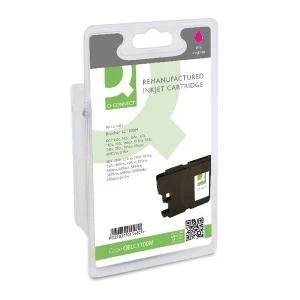 Q-Connect Brother Remanufactured Magenta Inkjet Cartridge LC1100M