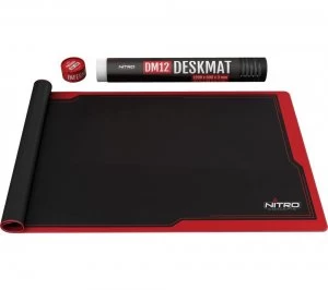 DM12 Deskmat Gaming Surface, 1200 x 600 mm - Red