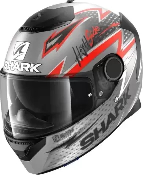 Shark Spartan Adrian Parassol Mat Helmet, black-grey-red, Size XL, black-grey-red, Size XL