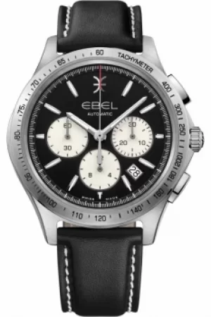 Mens Ebel Wave 40mm Automatic Chronograph Watch 1216404