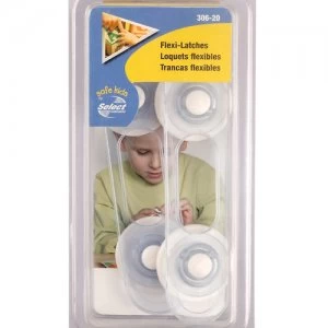 Select Hardware Safe Kids Flexi-Latches 120mm 2 Pack