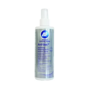 AF Antibacterial Plus Sanitising Whiteboard and Surface Spray 250ml Pump ABWMSC250
