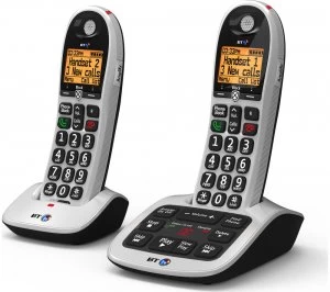 BT 4600 Cordless Phone With Answering Machine Twin Handsets