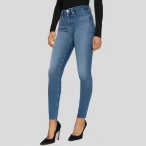 Good American Womens Good Legs Jeans - Blue655 - US 12/UK 16