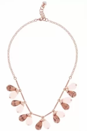 Ted Baker Ladies Rose Gold Plated Polina Mini Plisse Necklace TBJ1610-24-13