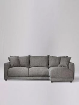 Swoon Aurora Fabric Right Hand Corner Sofa - House Weave