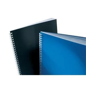 Original GBC PolyCovers A4 Opaque Binding Covers Polypropylene 300 Micron Blue 1 Pack of 100 Binding Covers