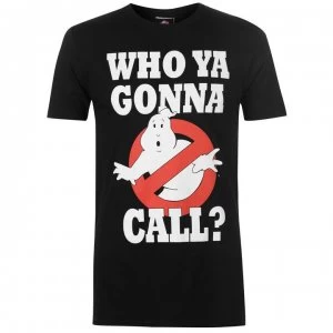 Character Ghostbusters T Shirt Mens - Who You Gunna